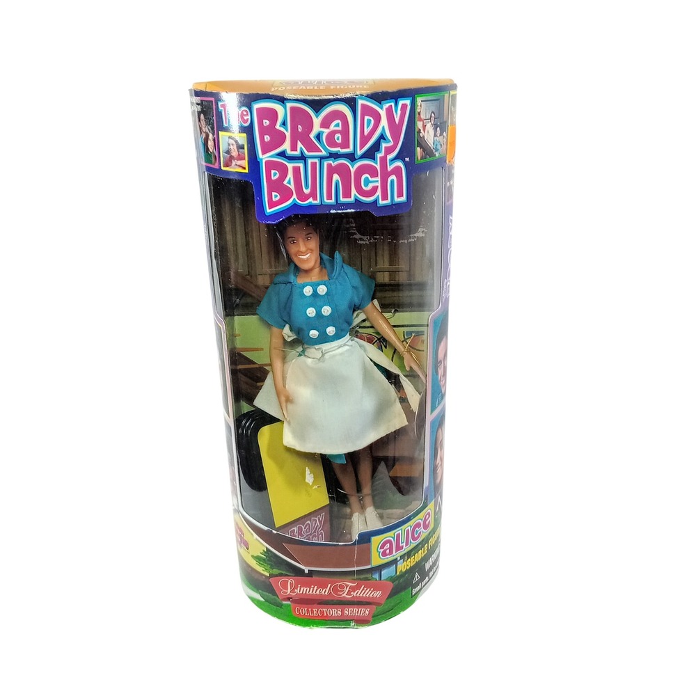NEW OpenBox NRFB 1998 Vintage Brady Bunch Alice Doll Figure Limited Edition READ